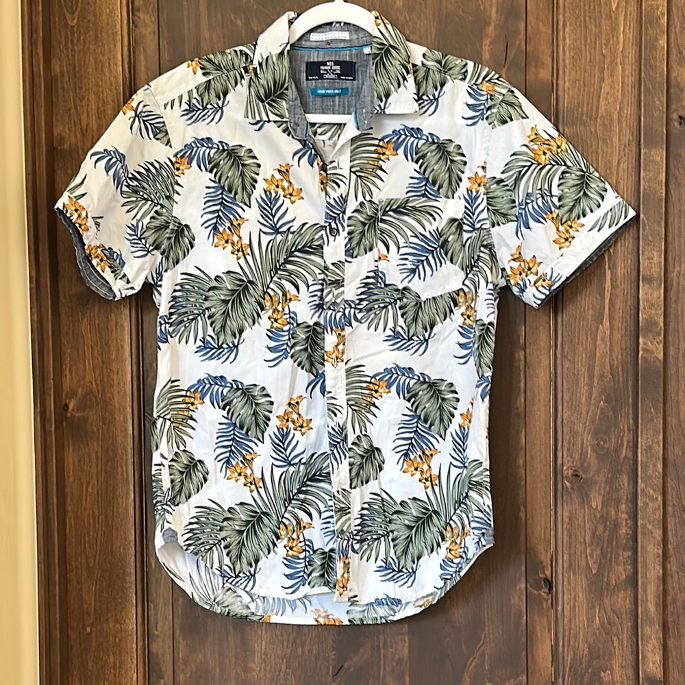 Tropical Print Men's Shirt